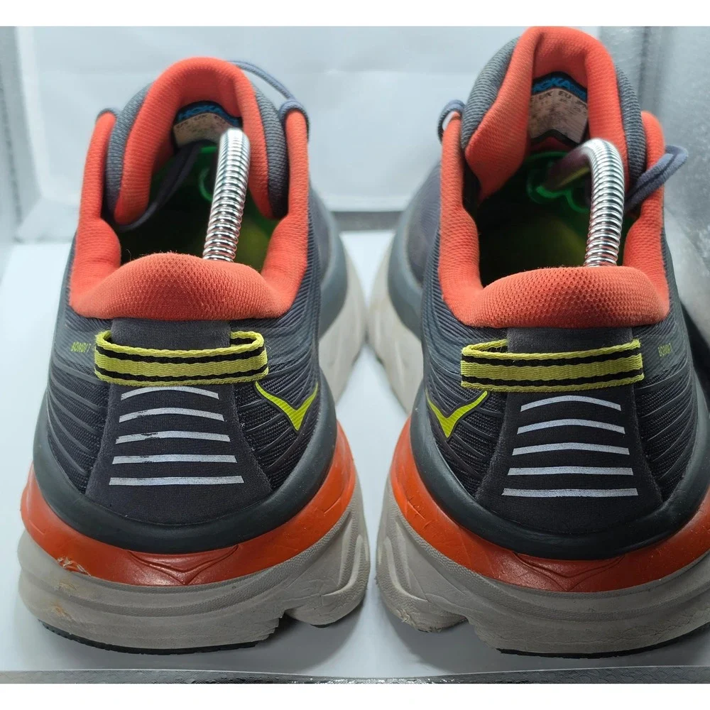 Hoka One One Bondi 7 Mens 11.5 Running Shoes Charcoal Gray